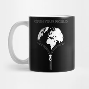 Zipper Open your world Mug